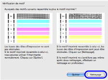 figure : boîte de dialogue Vérification de motif