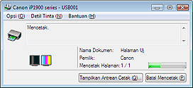 gambar:Monitor Status Canon IJ