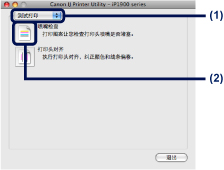 插图：“Canon IJ打印机实用程序(Canon IJ Printer Utility)”对话框