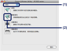 插图：“Canon IJ打印机实用程序(Canon IJ Printer Utility)”对话框