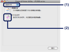 插图：“Canon IJ打印机实用程序(Canon IJ Printer Utility)”对话框