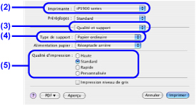 figure : Boîte de dialogue Imprimer