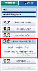 gambar: Pemulusan Wajah Digital pada tab Manual