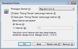 gambar:Kotak dialog Pencetakan Poster